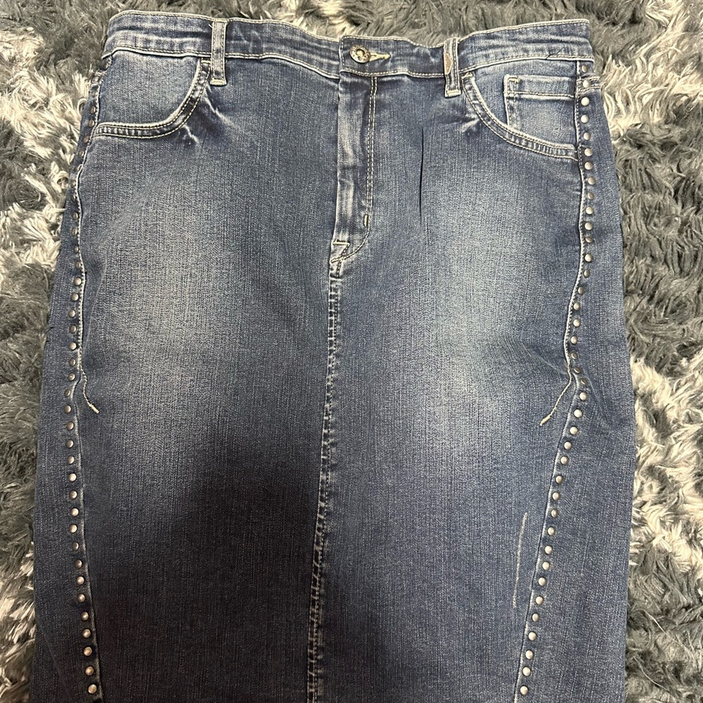 Harley Davidson denim skirt